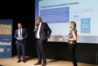 Olinn primé au Grand Prix de la Good Economie